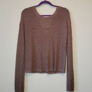 Brown sweater
